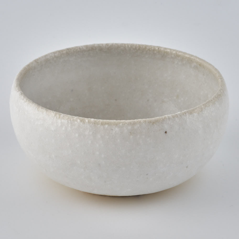 作家　鈴木まるみ　プチボウル maru　糠白 作家　鈴木まるみ 陶磁器作家もの