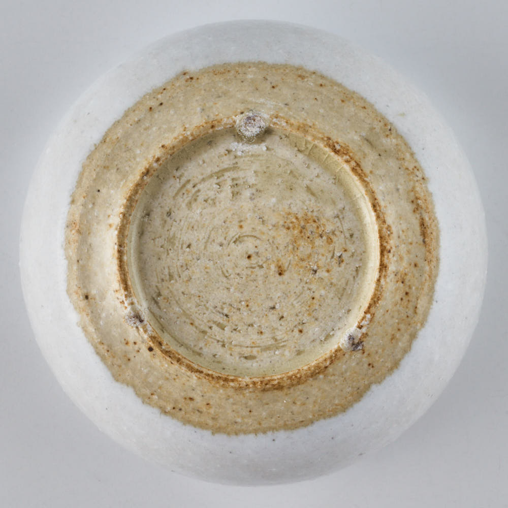 作家　鈴木まるみ　プチボウル maru　糠白 作家　鈴木まるみ 陶磁器作家もの