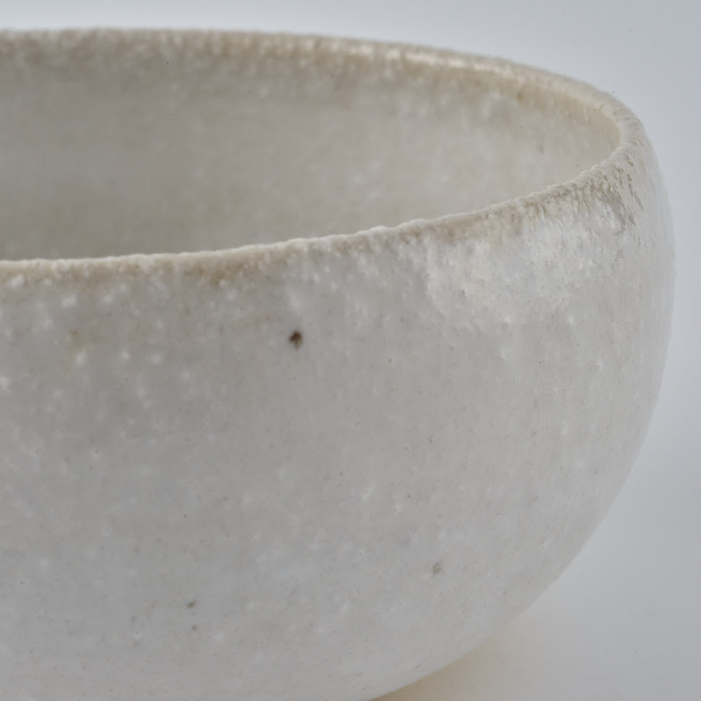 作家　鈴木まるみ　プチボウル maru　糠白 作家　鈴木まるみ 陶磁器作家もの