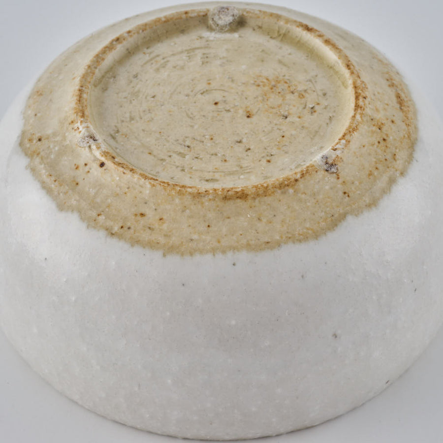 作家　鈴木まるみ　プチボウル maru　糠白 作家　鈴木まるみ 陶磁器作家もの