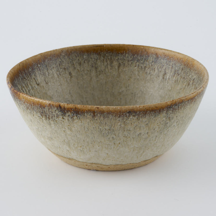 作家　鈴木まるみ　サラダボウル（S）黒糠 作家　鈴木まるみ 陶磁器作家もの