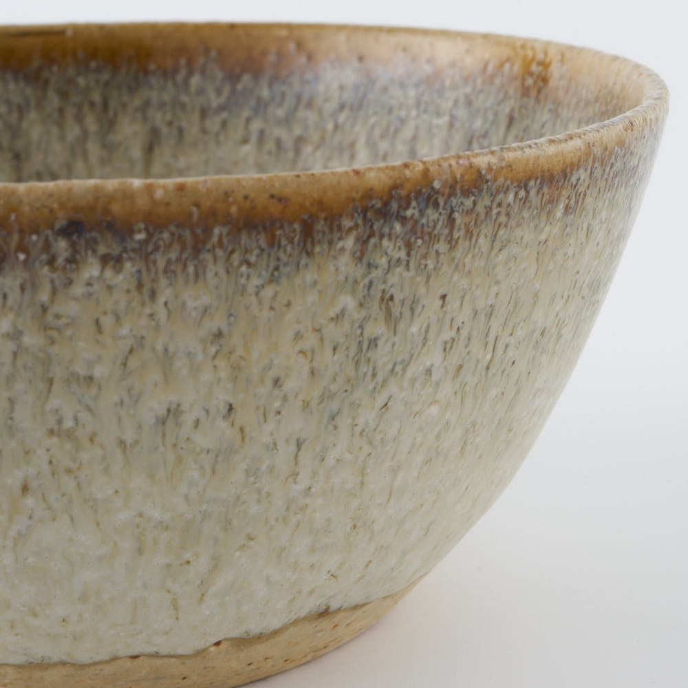 作家　鈴木まるみ　サラダボウル（S）黒糠 作家　鈴木まるみ 陶磁器作家もの
