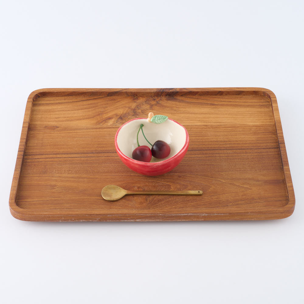 つちのわ　作家　石黒美佐緒　リンゴ　小鉢 つちのわ　作家　石黒美佐緒 陶磁器作家もの