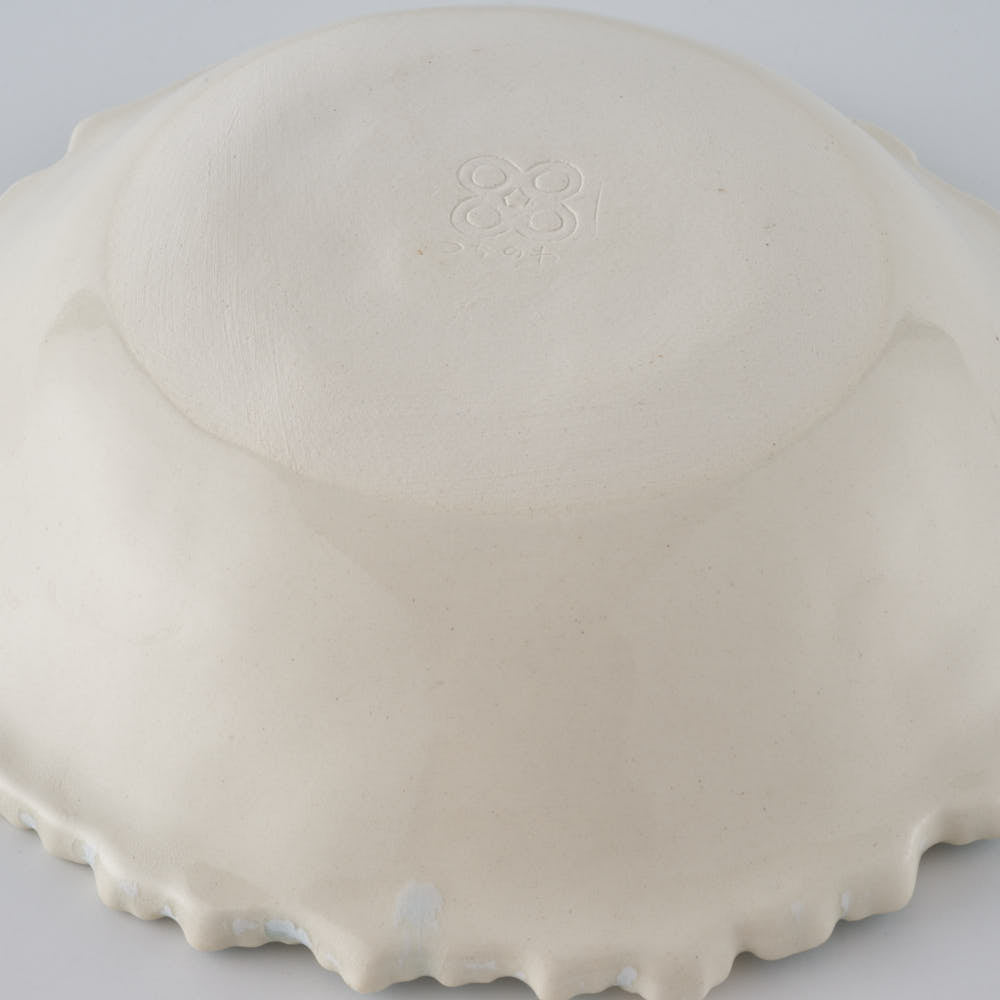 つちのわ　作家　石黒美佐緒　勿忘草　中鉢 つちのわ　作家　石黒美佐緒 陶磁器作家もの