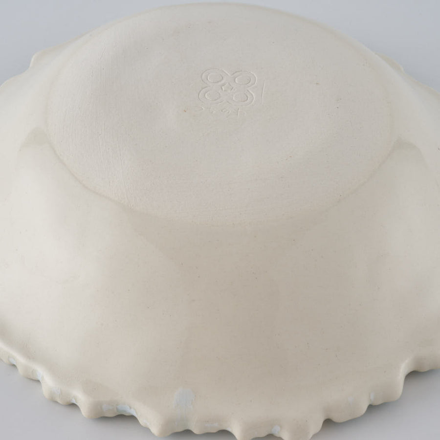 つちのわ　作家　石黒美佐緒　勿忘草　中鉢 つちのわ　作家　石黒美佐緒 陶磁器作家もの