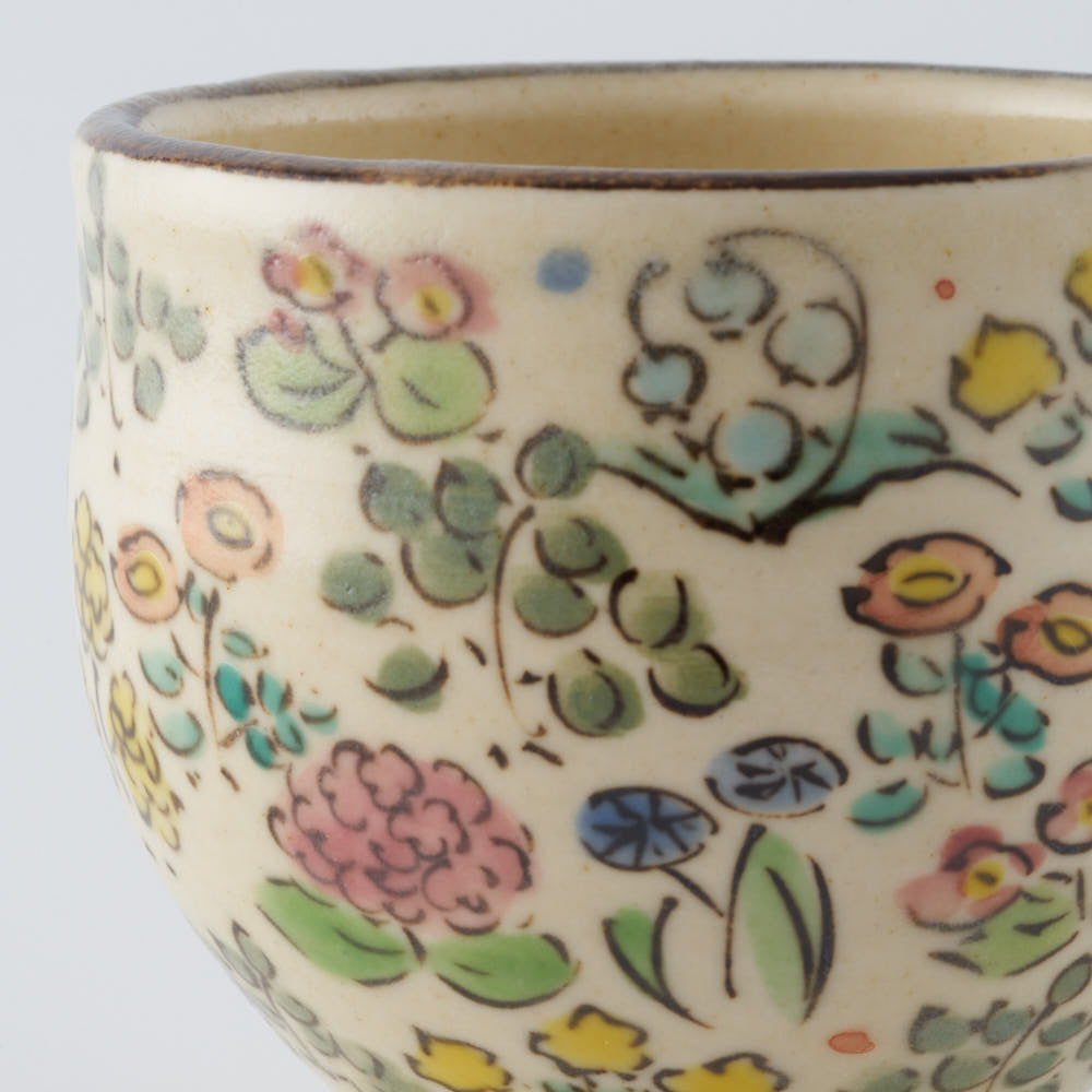 ははみや　flower garden酒杯　みどり