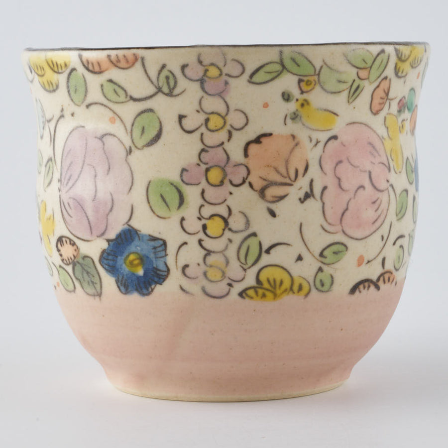 ははみや　みのりコーヒーカップ　ピンク ははみや 陶磁器作家もの