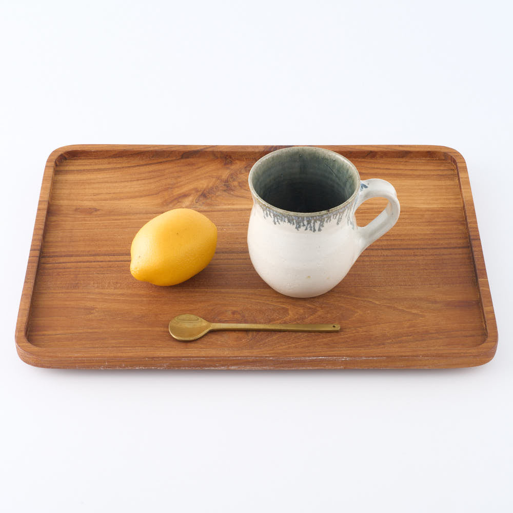 作家　村澤享　青灰釉マグカップ　丸型
