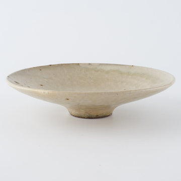 作家　中村哲雄　粉引　深皿（6寸） 作家　中村哲雄 陶磁器作家もの