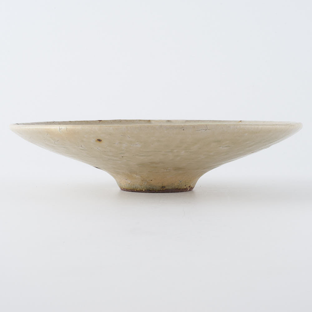 作家　中村哲雄　粉引　深皿（6寸） 作家　中村哲雄 陶磁器作家もの