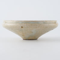 作家　中村哲雄　粉引　丸縁鉢（5寸）