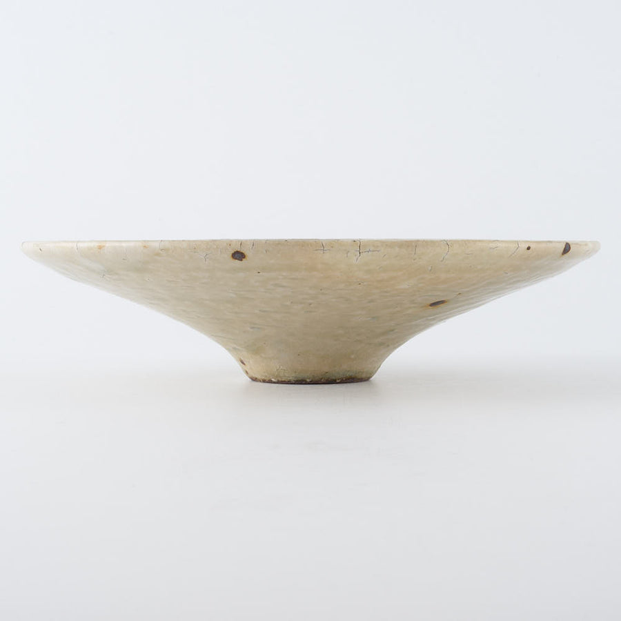 作家　中村哲雄　粉引　ボウル（7寸）