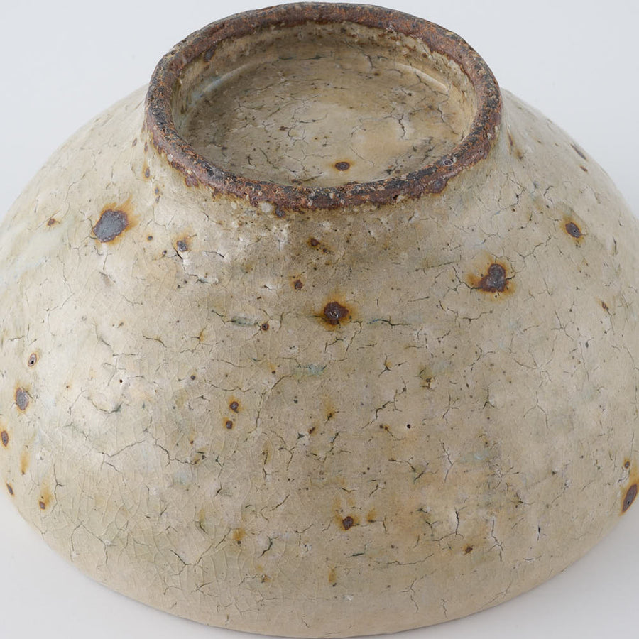 作家　中村哲雄　粉引　碗 作家　中村哲雄 陶磁器作家もの