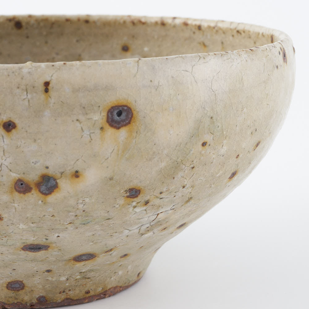 作家　中村哲雄　薄灰　碗 作家　中村哲雄 陶磁器作家もの