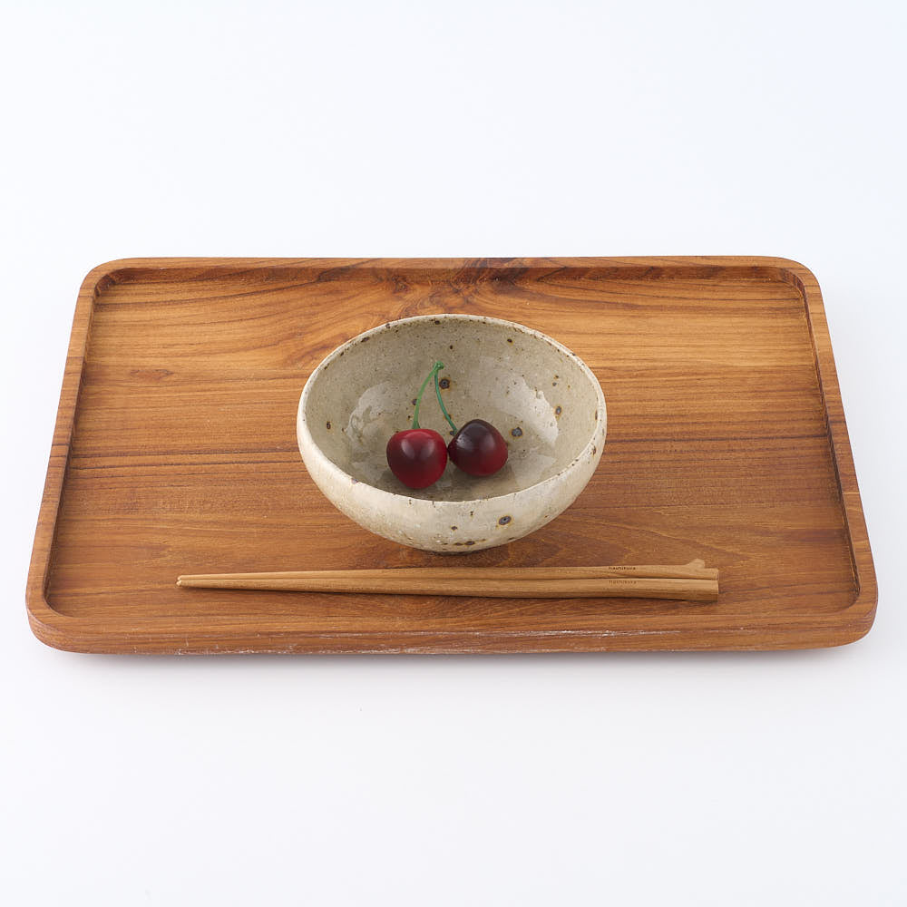 作家　中村哲雄　薄灰　碗 作家　中村哲雄 陶磁器作家もの