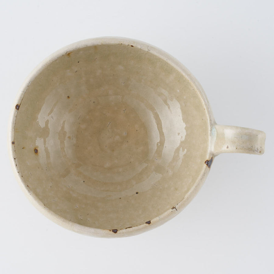 作家　中村哲雄　粉引　スープカップ
