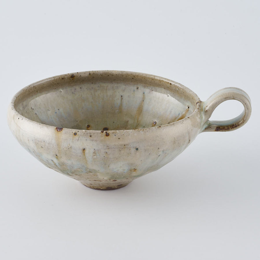 作家　中村哲雄　薄灰　スープカップ