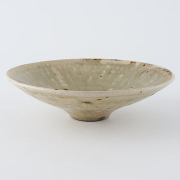 作家　中村哲雄　淡緑　ボウル（6寸）