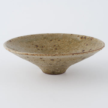 作家　中村哲雄　灰釉　線鉢5寸 作家　中村哲雄 陶磁器作家もの