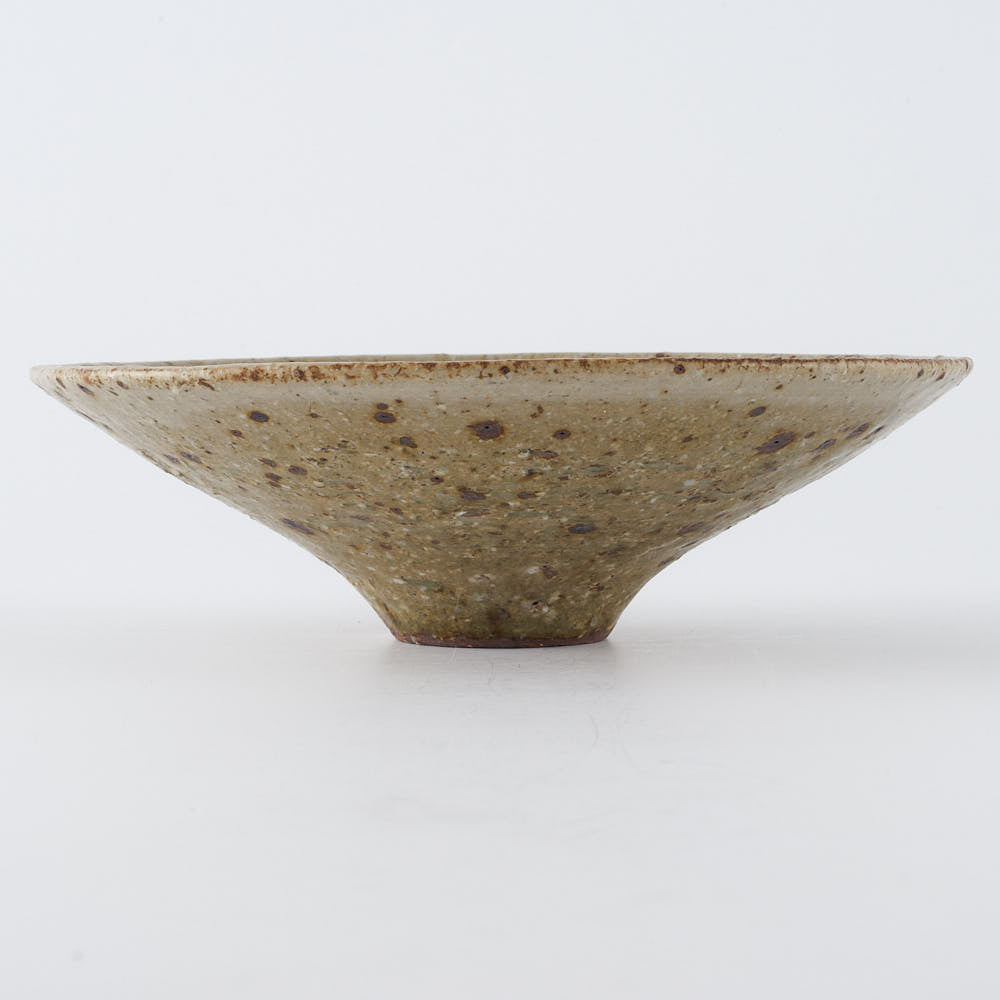 作家　中村哲雄　灰釉　線鉢5寸 作家　中村哲雄 陶磁器作家もの