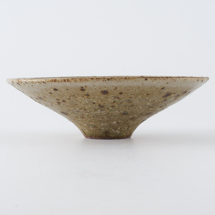 作家　中村哲雄　灰釉　線鉢5寸 作家　中村哲雄 陶磁器作家もの