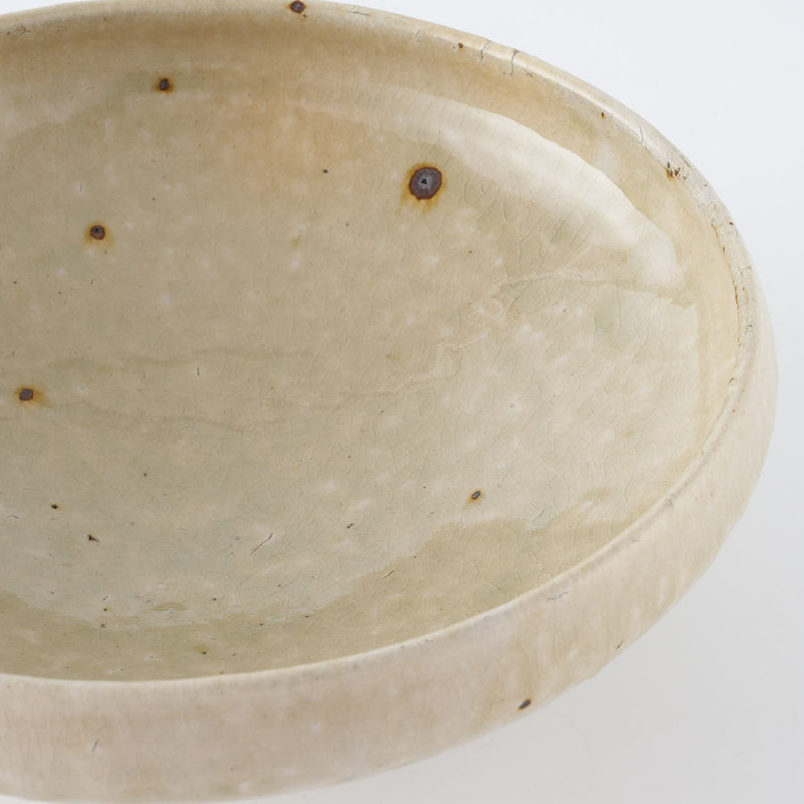 作家　中村哲雄　粉引　丸鉢6寸 作家　中村哲雄 陶磁器作家もの