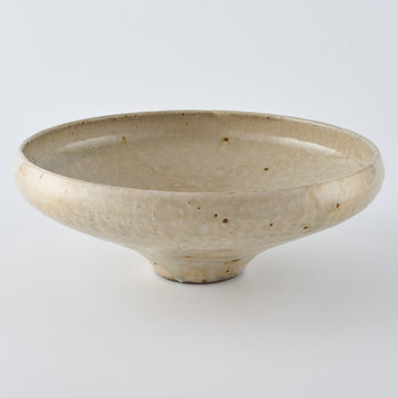 作家　中村哲雄　粉引　丸鉢7寸