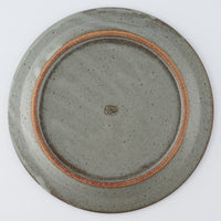 作家　長谷川哲也　洋皿24cm(緑青)