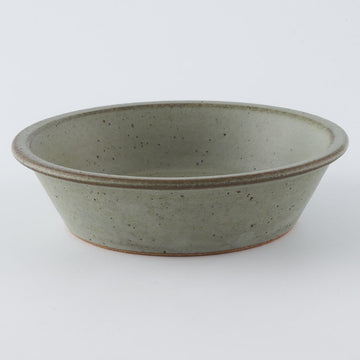 作家　長谷川哲也　浅鉢15cm(緑青)