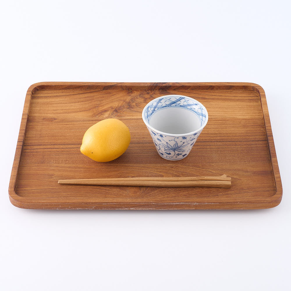 作家　前田麻美　染付 花唐草 蕎麦猪口 作家　前田麻美 陶磁器作家もの