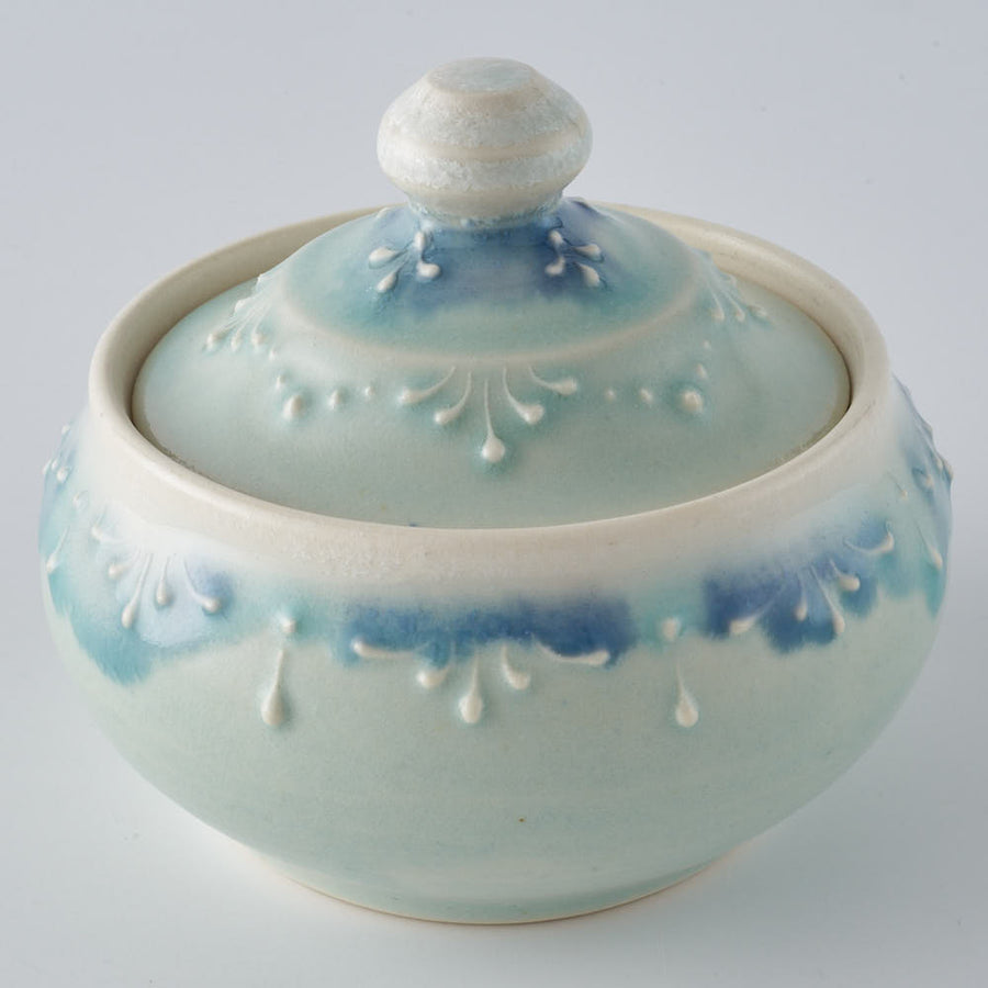 作家 佐藤美季 蓋物(ミントグリーン)