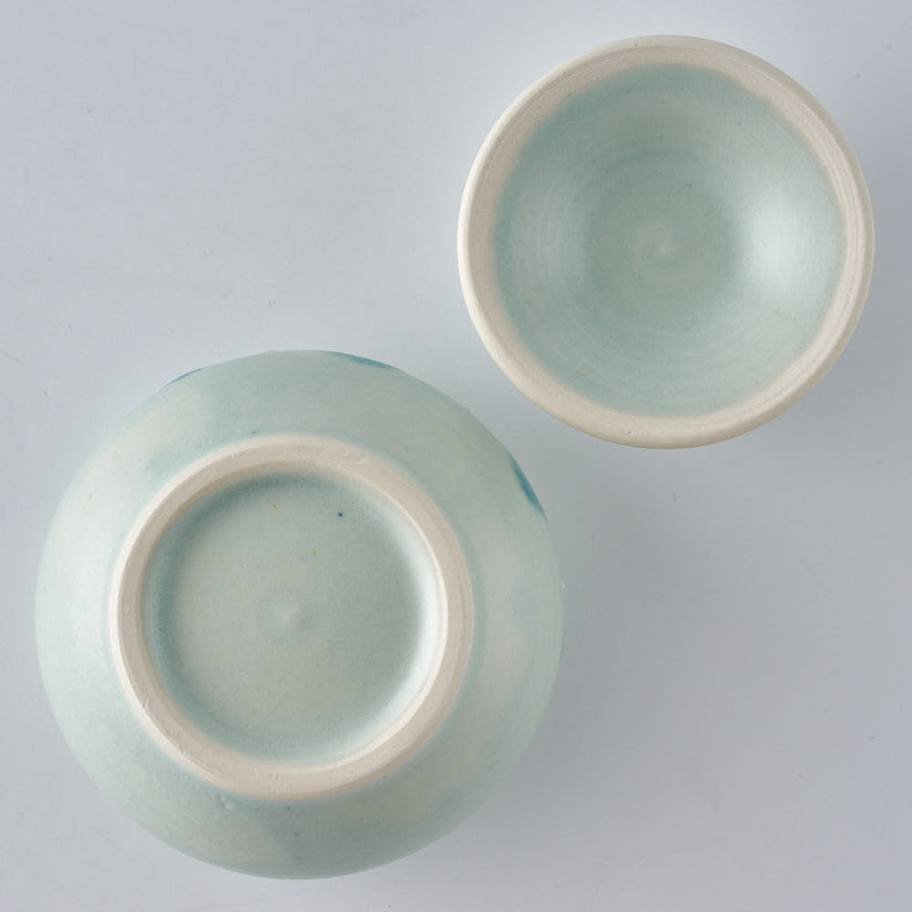 作家 佐藤美季 蓋物(ミントグリーン)