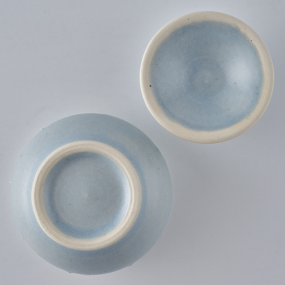作家 佐藤美季 蓋物(ペイルブルー)