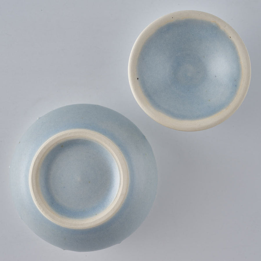 作家 佐藤美季 蓋物(ペイルブルー)