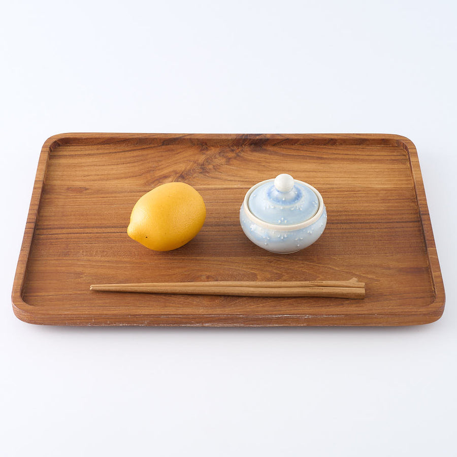 作家 佐藤美季 蓋物(ペイルブルー)
