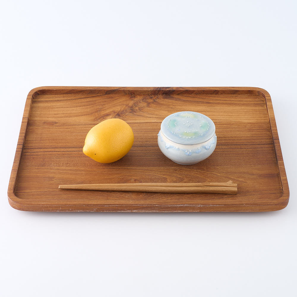 作家 佐藤美季 蓋物(ブルー)