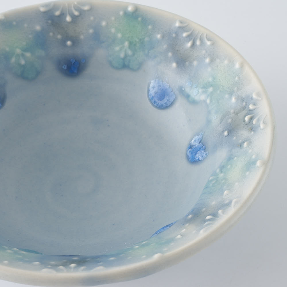 作家 佐藤美季 小鉢(ブルー)