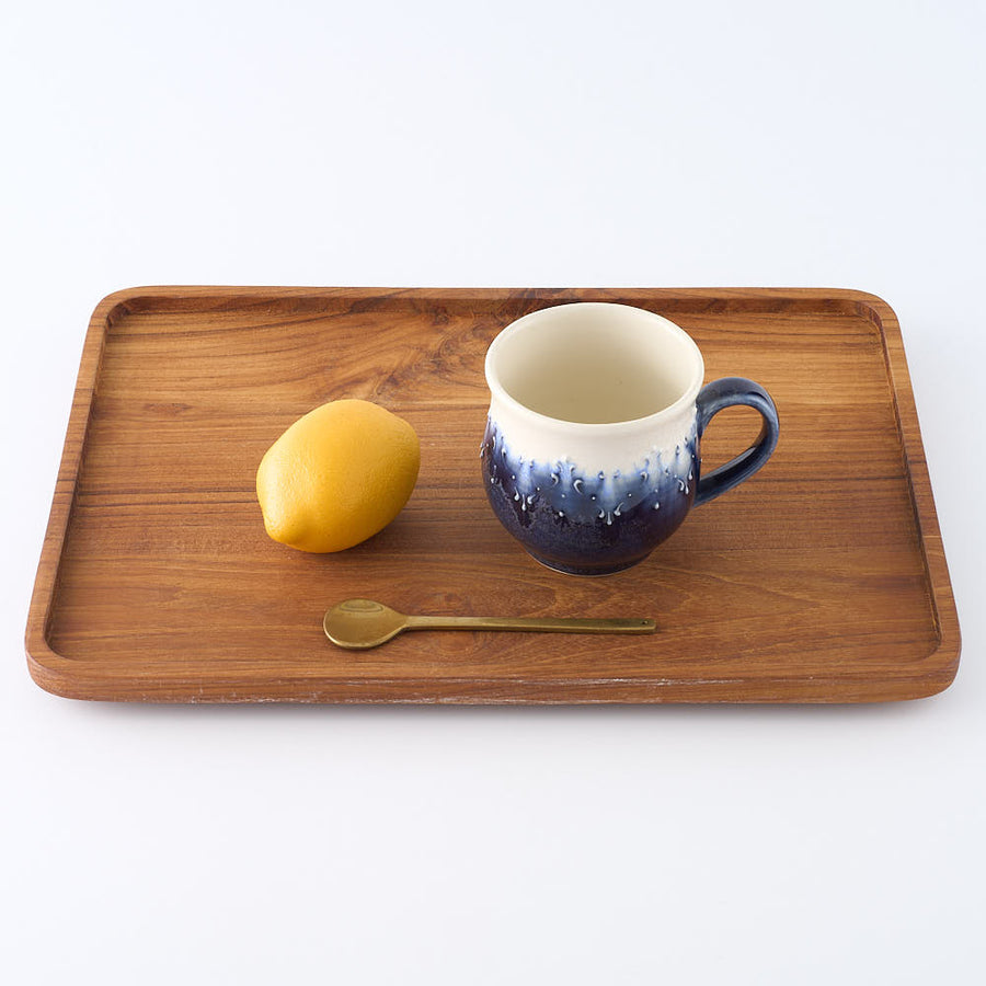 作家　佐藤美季　マグカップ(紺)