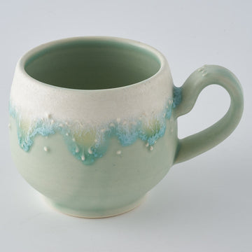 作家　佐藤美季　コーヒーカップ(グリーン)