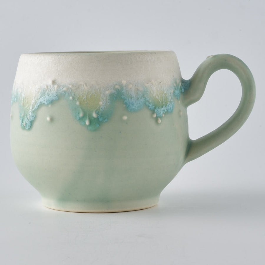 作家　佐藤美季　コーヒーカップ(グリーン)