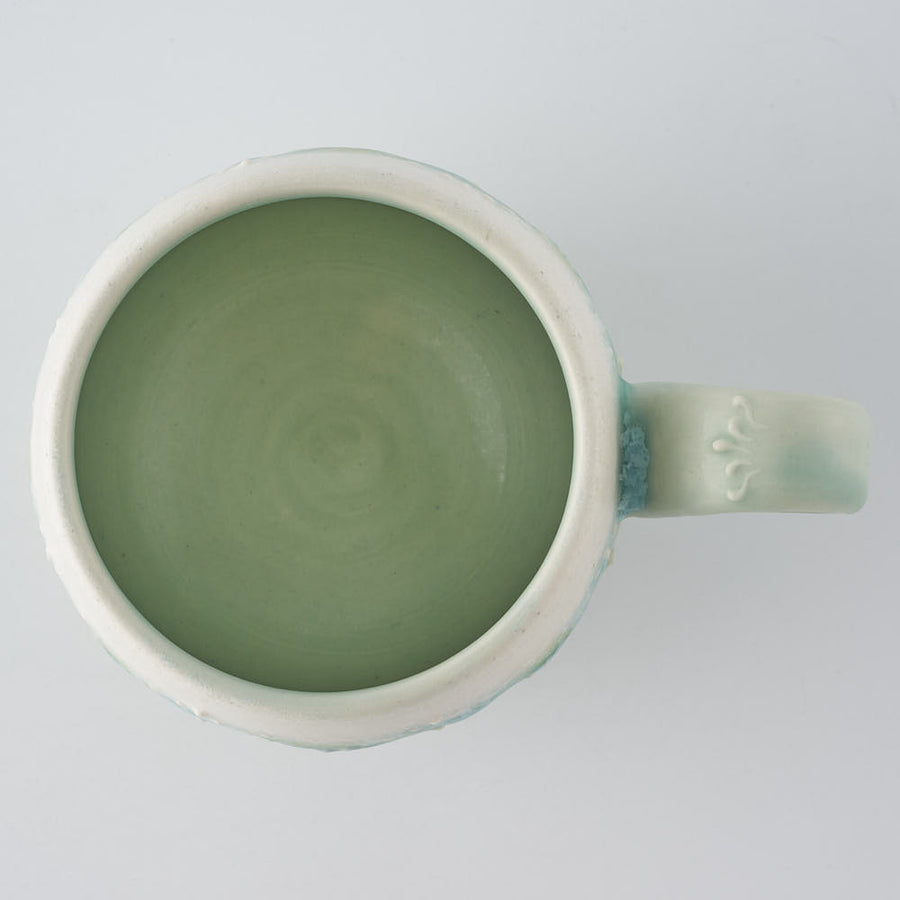 作家　佐藤美季　コーヒーカップ(グリーン)