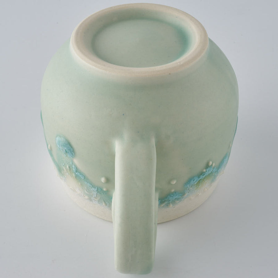 作家　佐藤美季　コーヒーカップ(グリーン)