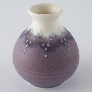 作家　佐藤美季　一輪挿し(紫)