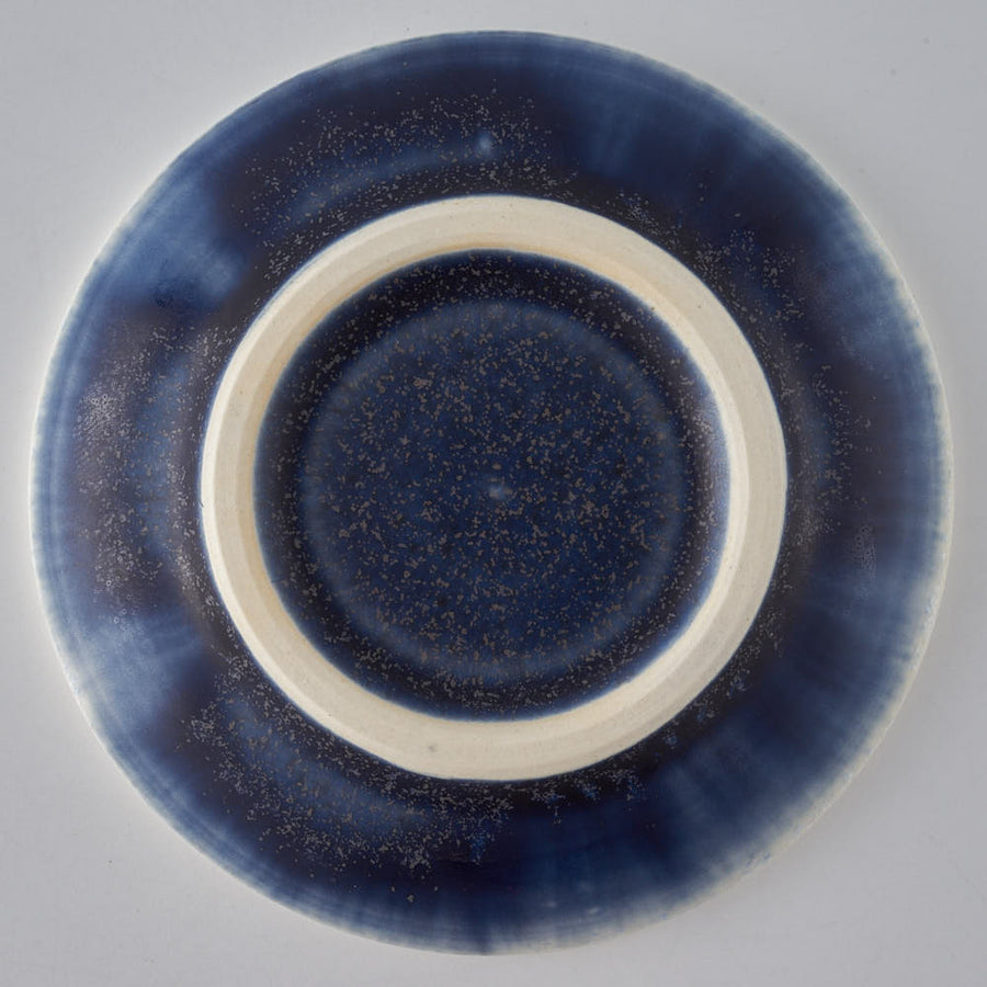 作家　佐藤美季　3寸小皿(紺)