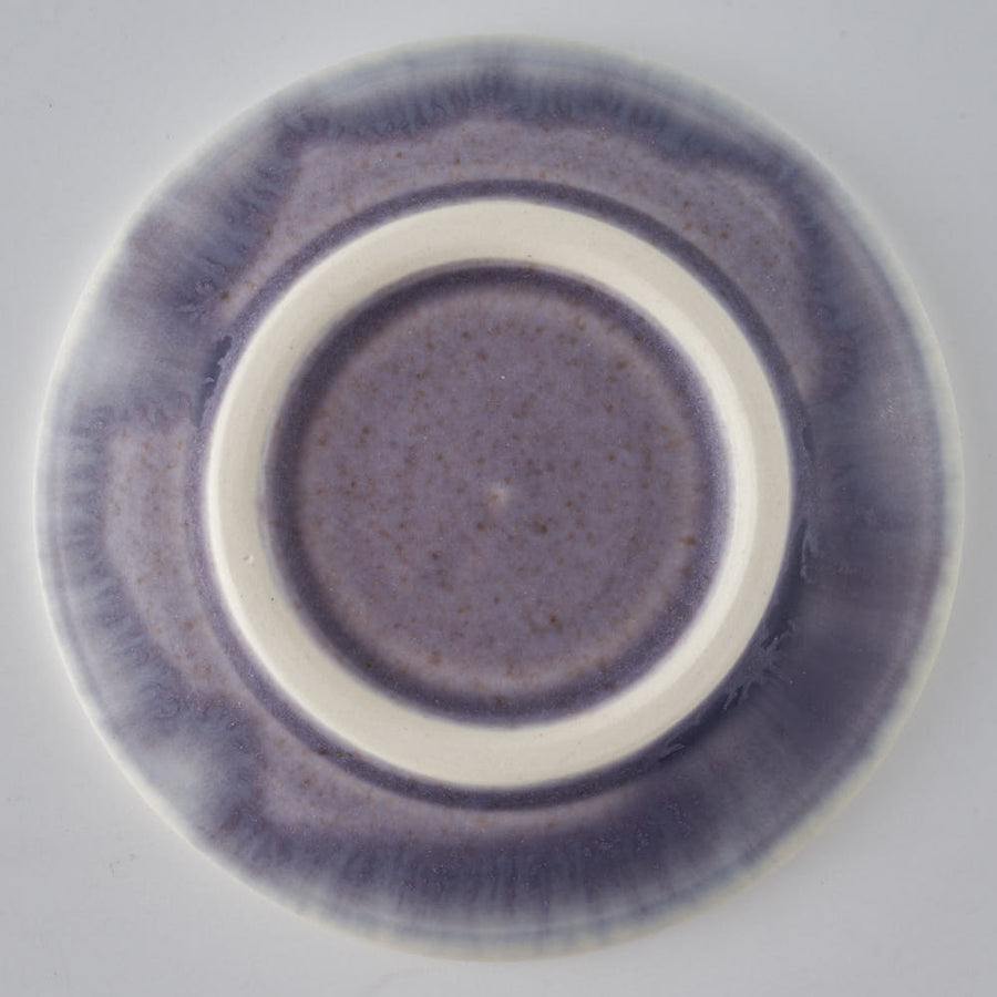 作家　佐藤美季　3寸小皿(紫)