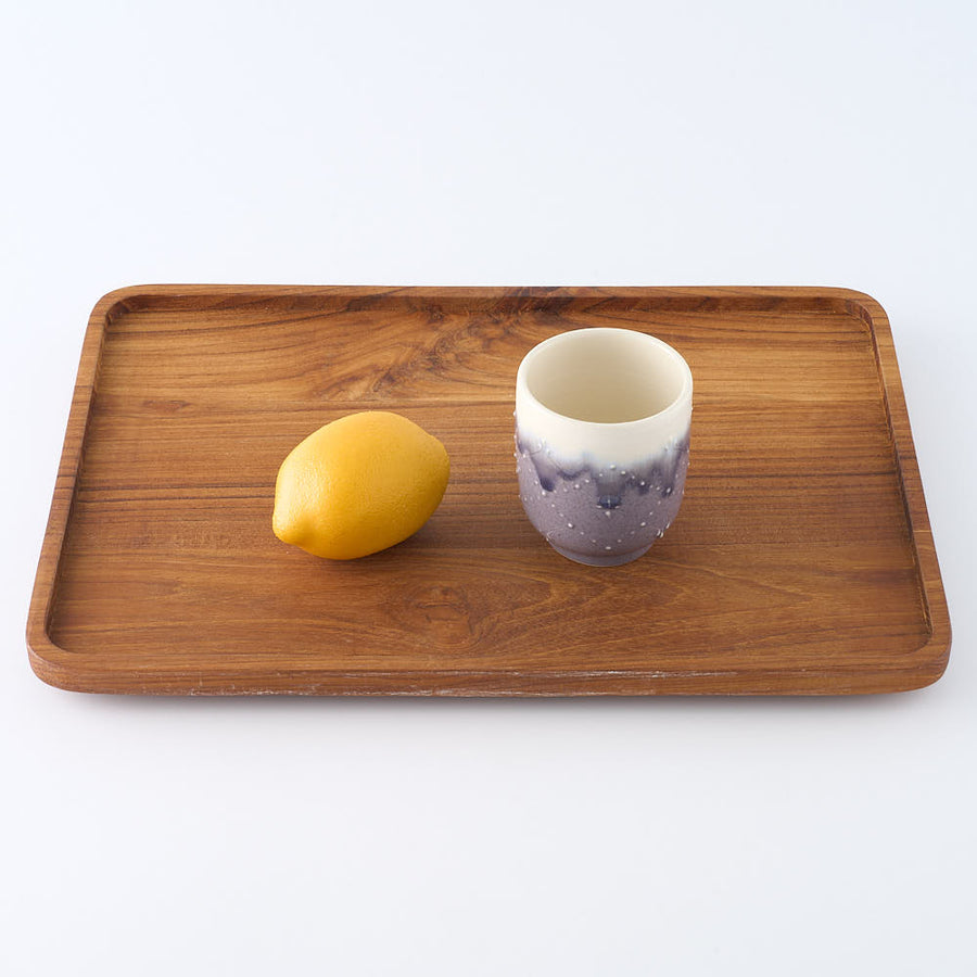 作家　佐藤美季　湯呑み(紫)