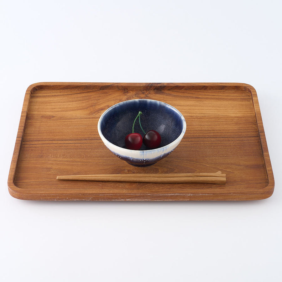 作家　佐藤美季　飯碗(紺)