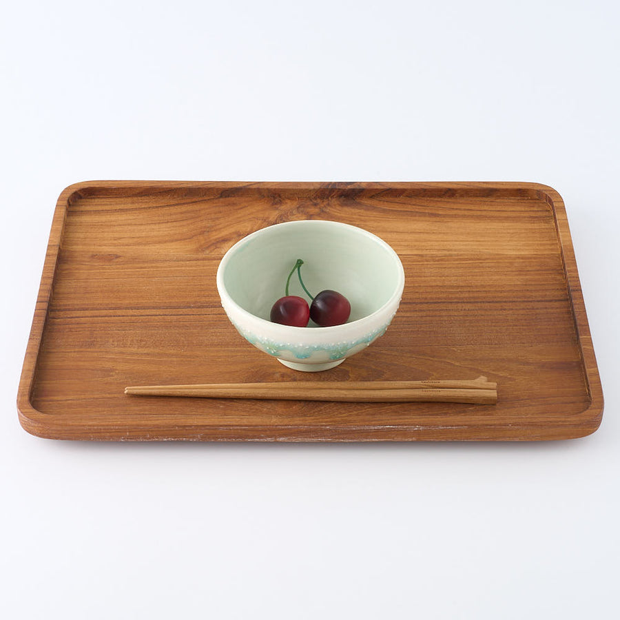 作家　佐藤美季　飯碗(グリーン)