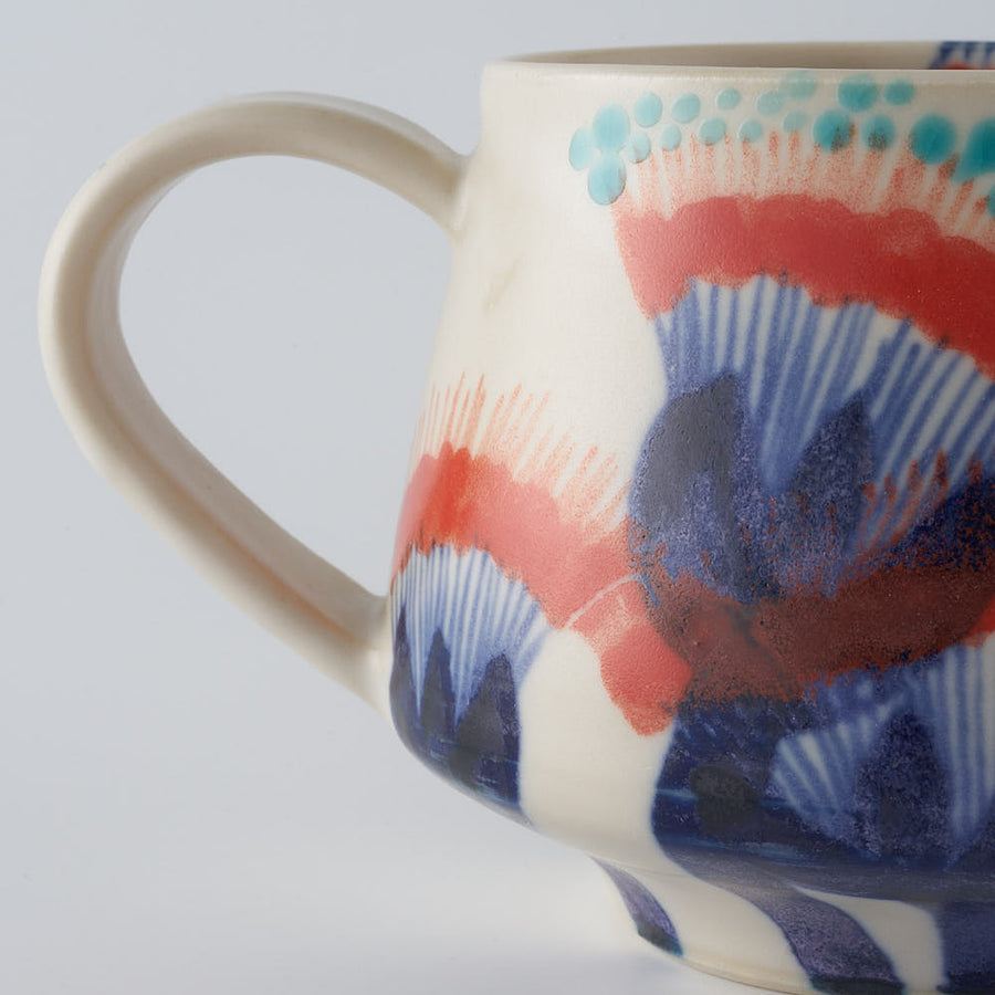 作家　武田朋己　マグカップ　ねむの花