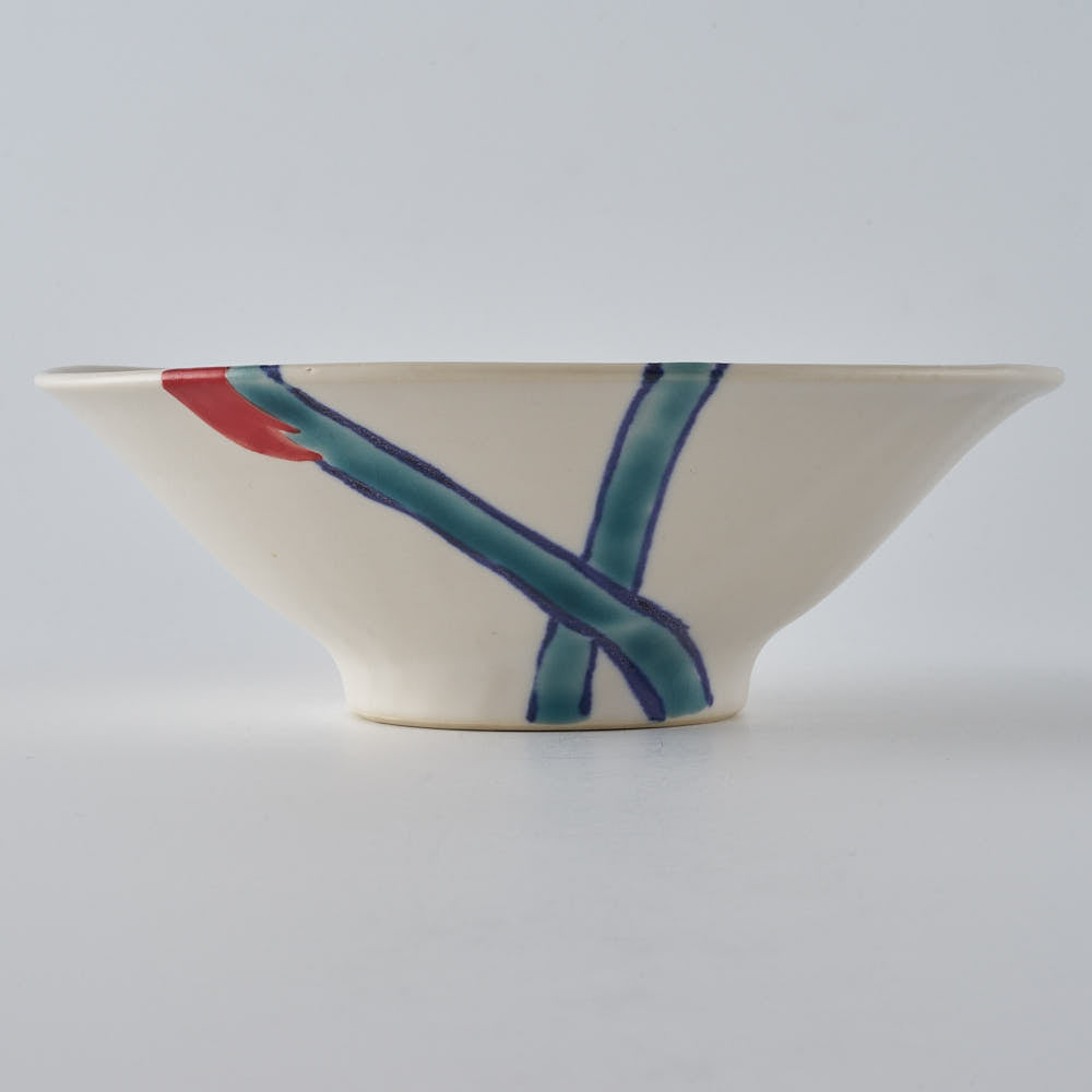 作家　武田朋己　碗（小）　極楽鳥花